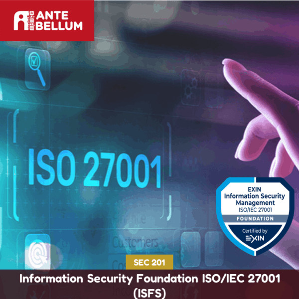 Capa do Curso SEC201: Information Security Foundation ISO/IEC 27001 (ISFS)